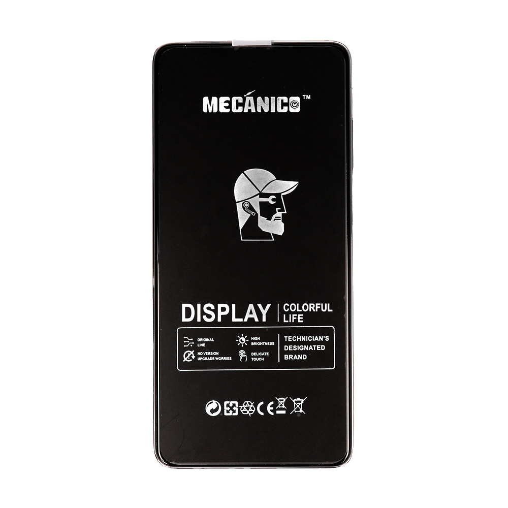 Mecanico LCD ekrāns T2O Samsung Galaxy A72 4G melns ar ietvaru
