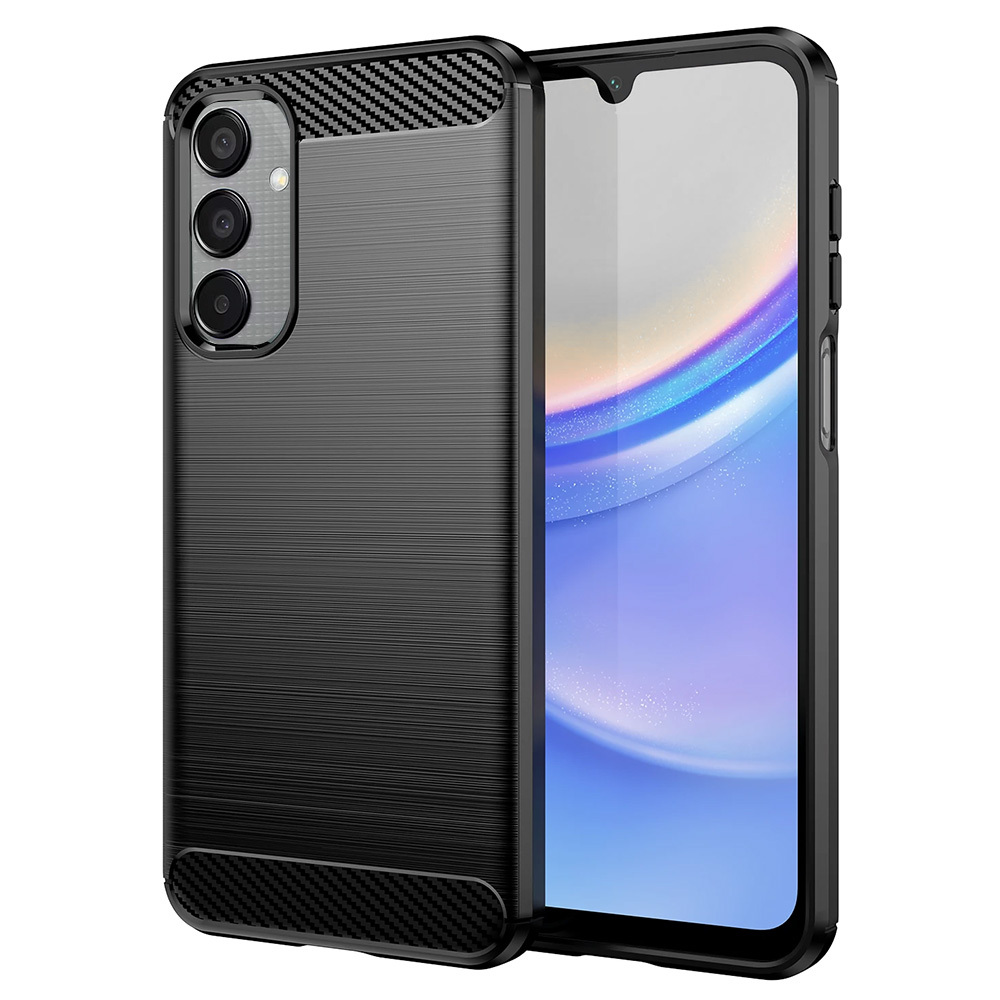 Ogļu apvalks Samsung Galaxy M15 5G (m) - melns