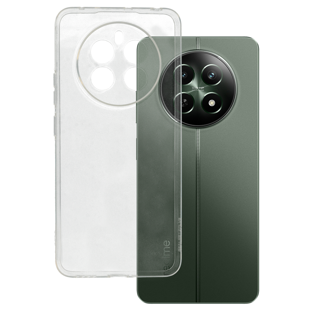 Viedtālruņa apvalks Realme 12 Plus - caurspīdīgs