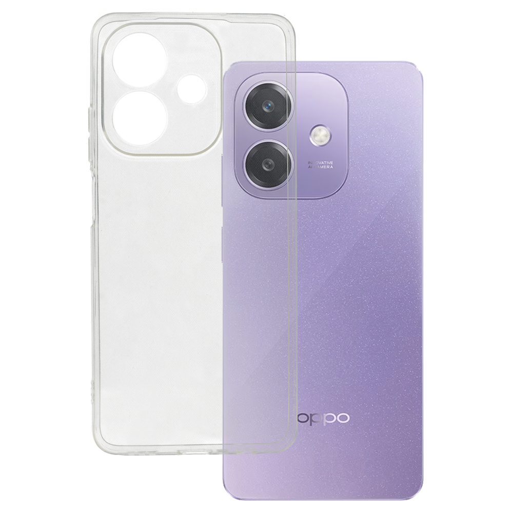 Īpaši plāns 1mm viedtālruņa apvalks Oppo A40 4G caurspīdīgs