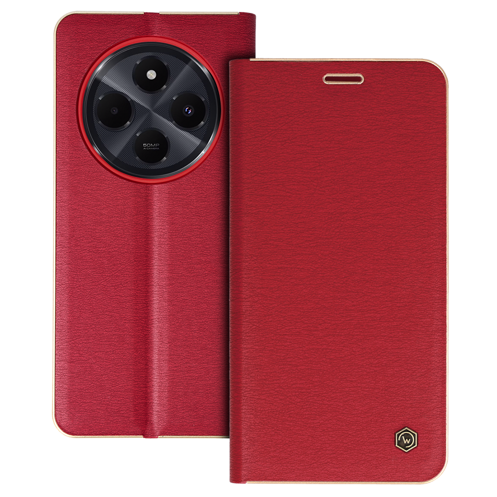 Wonder Frame viedtālruņa apvalks Xiaomi Redmi 14C sarkans