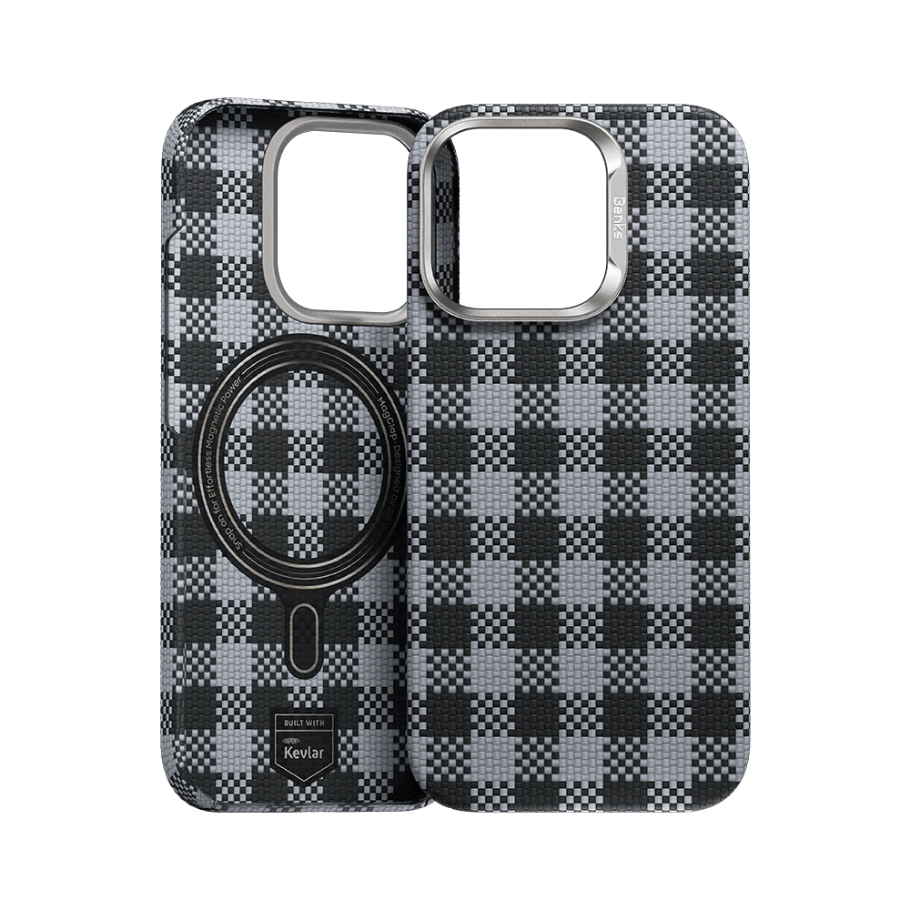 Benks Magnētiskais Armor Vichy Kevlar Viedtālruņa apvalks (BF66) iPhone 16 Pro Max melns