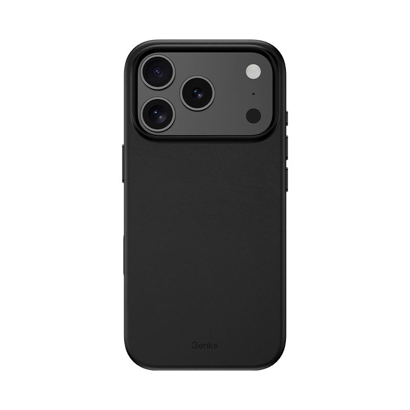 Benks Magnētiskais Vita Pro Silikona viedtālruņa apvalks (A069) Iphone 17 Pro melns (Kameras vadības poga)