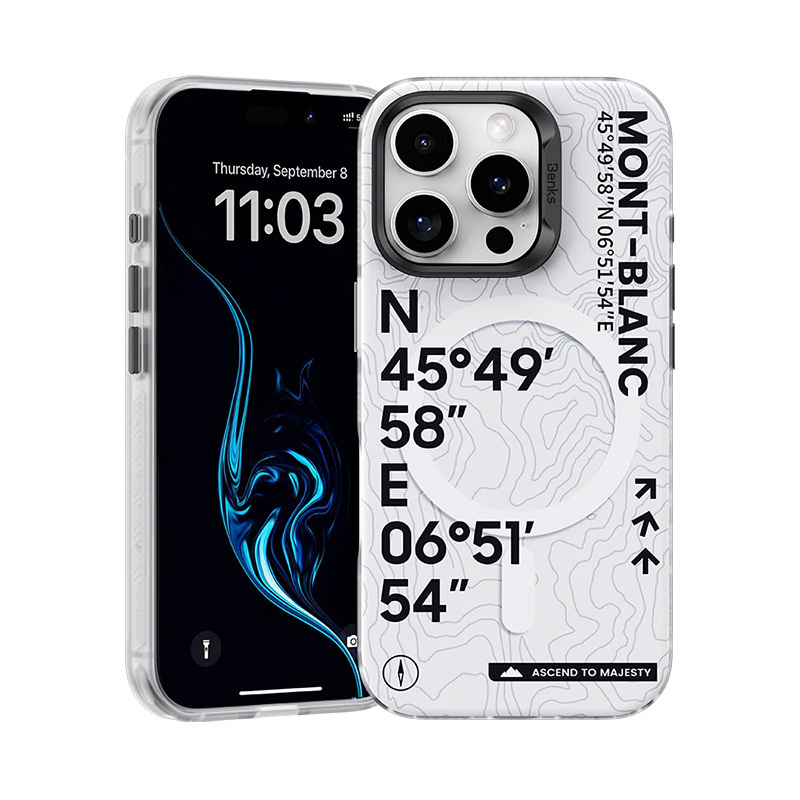 Benks Magnētiskais Armor Air Kevlar 600D Summit Mont-Blanc (A065) Iphone 16 Pro