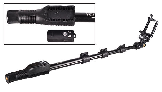 Pašbilžu nūja - PROFESIONĀLA - ar noņemamu Bluetooth tālvadības pulti rokturī - Tips 5 melna