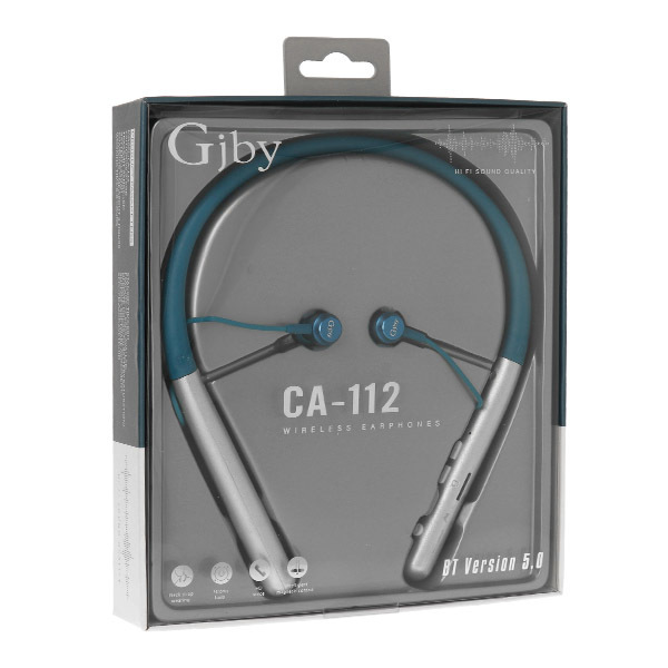 GJBY austiņas - Bluetooth CA-112 zilas