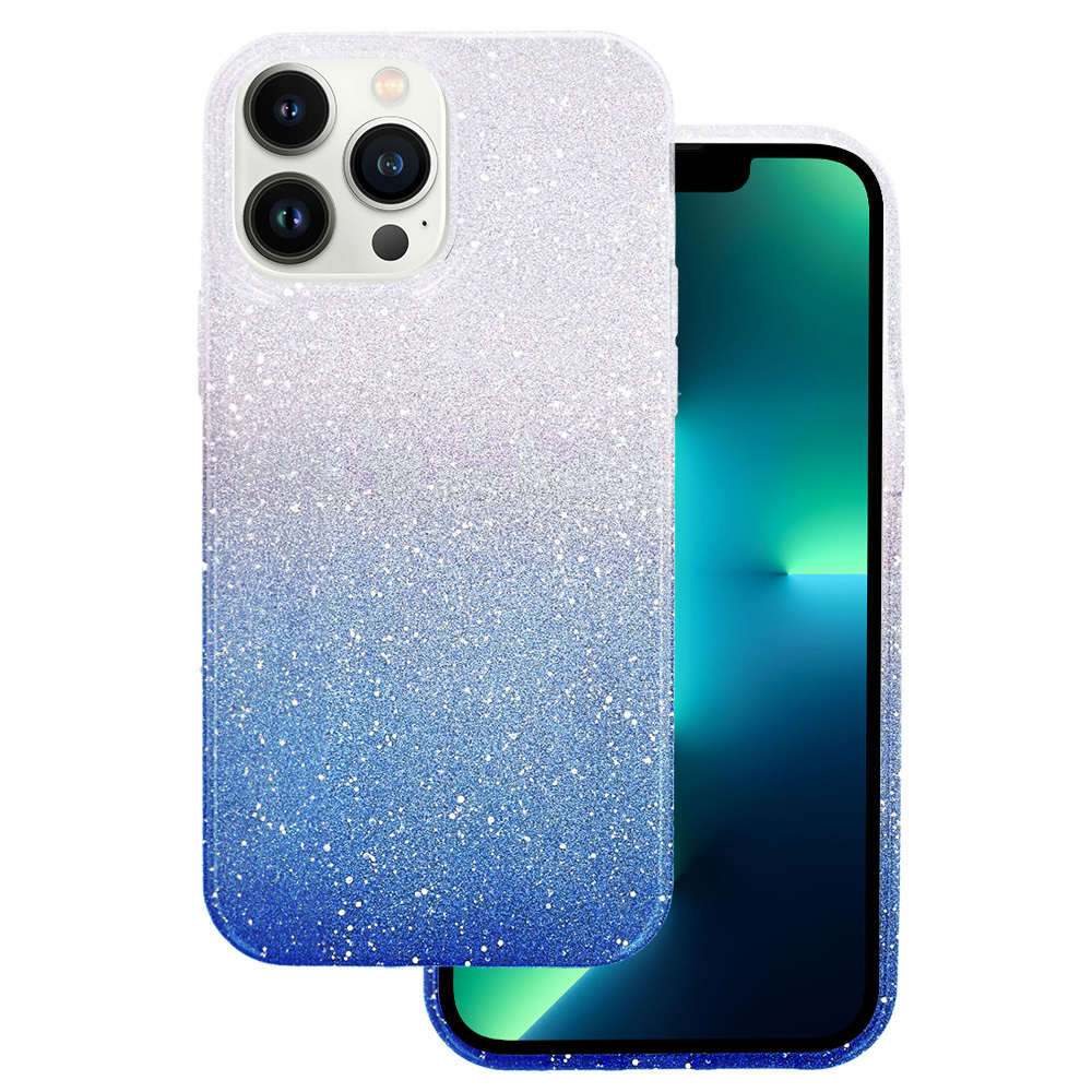 Viedtālruņa apvalks BLING iPhone 13 Pro Max - zils