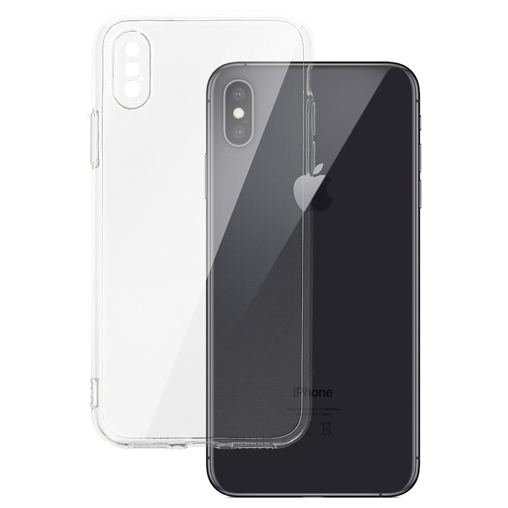 Aizmugures apvalks 2 mm Perfect IPHONE X/XS (5,8") caurspīdīgs