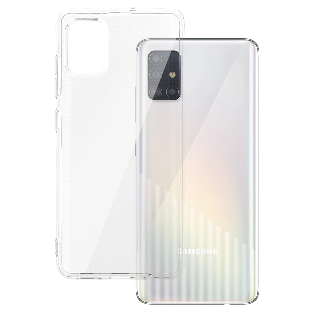 Aizmugures apvalks 2 mm Perfect SAMSUNG GALAXY A51 caurspīdīgs