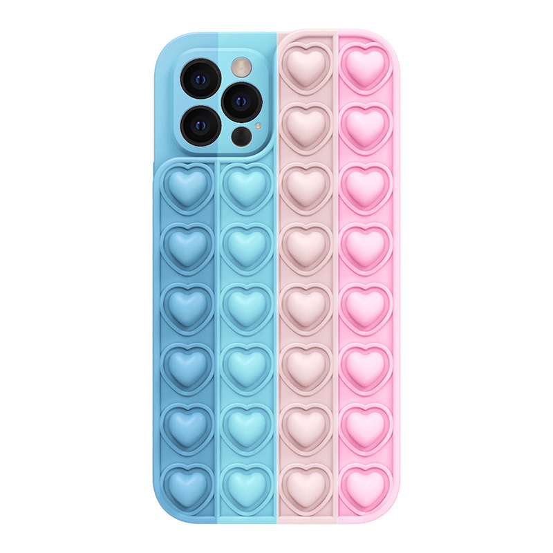 Viedtālruņa apvalks Heart Pop It iPhone 13 Pro krāsa 1