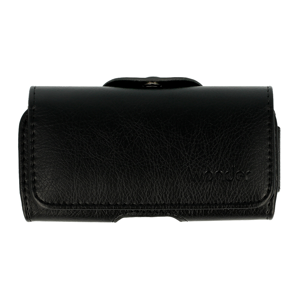 Wonder PRO jostas apvalks (Izmērs 17) paredzēts iPhone 15/15 Pro/16/16 Pro/17/Samsung A54 5G/S23 FE/S24/S24 Plus/S25/S25 Plus - melns