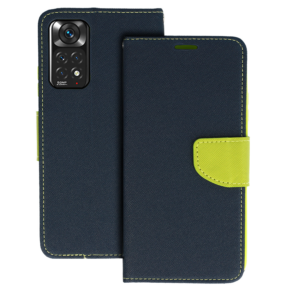 Stilīgs viedtālruņa apvalks Xiaomi Redmi Note 11 5G/Note 11S 5G/Poco M4 Pro 5G tumši zila-zaļa