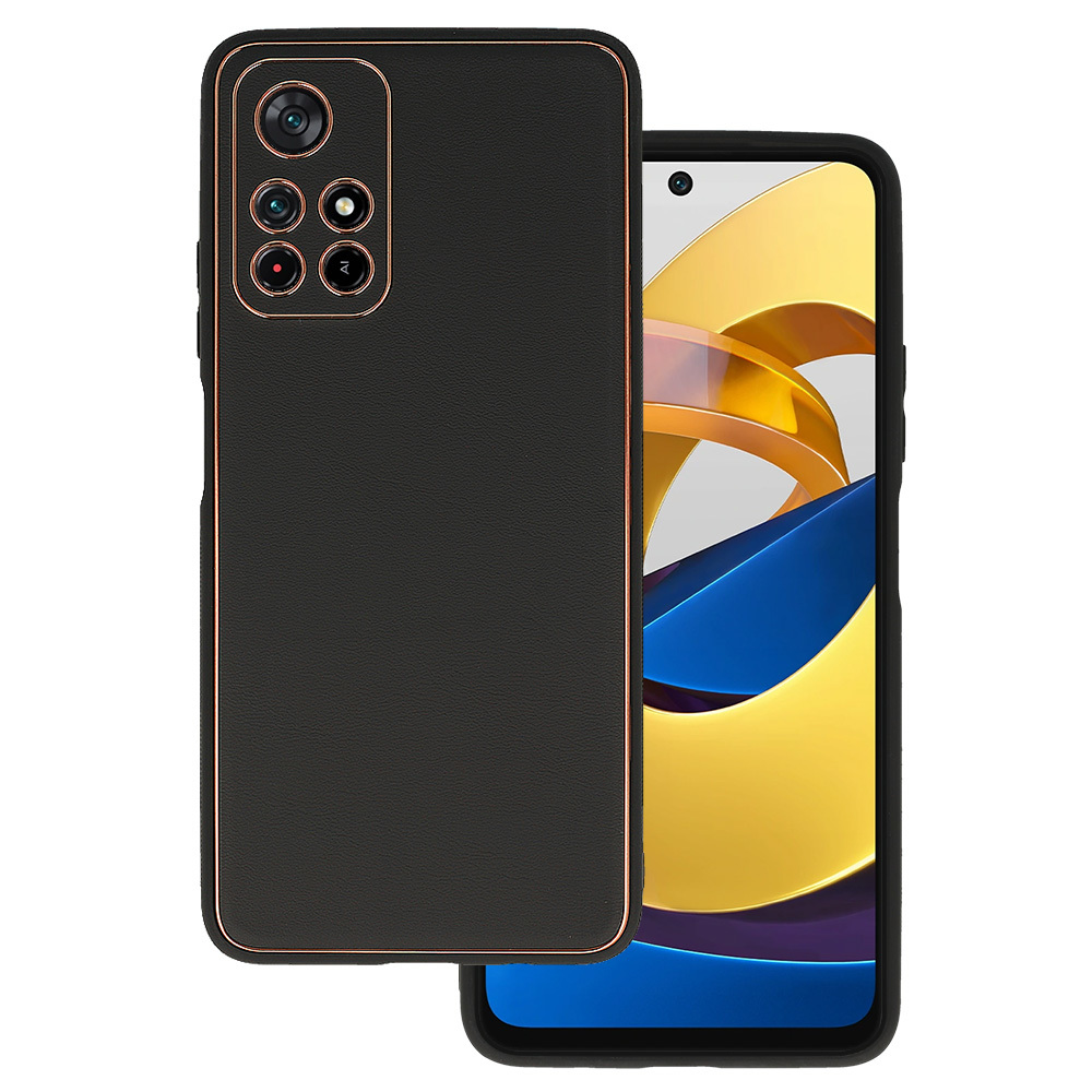 TEL PROTECT Luxury viedtālruņa apvalks Xiaomi Redmi Note 11 5G/Note 11S 5G/Poco M4 Pro 5G melns