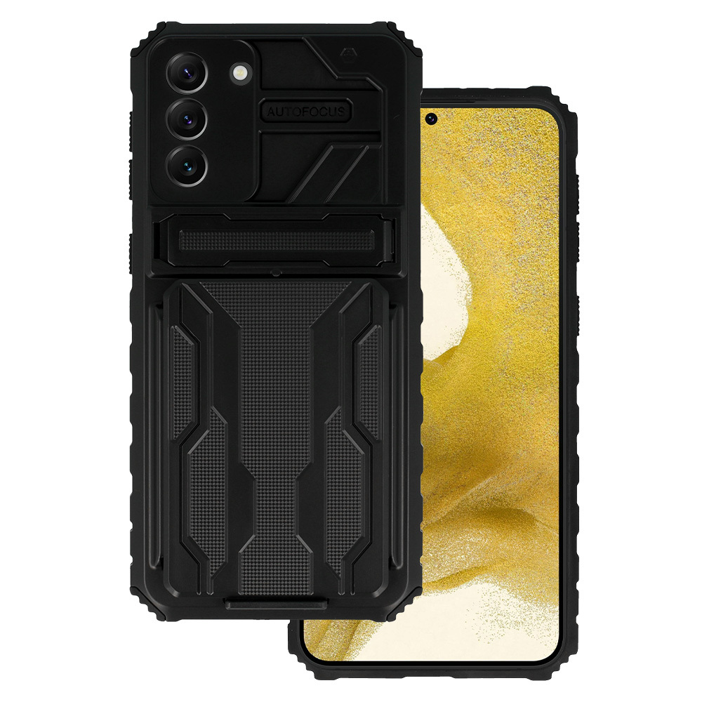 Tel Protect Combo viedtālruņa apvalks Samsung Galaxy S22 Plus melns