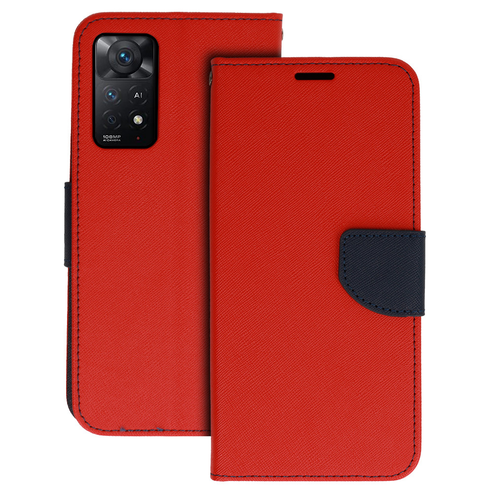 Viedtālruņa apvalks stilīgs sarkans tumši zilais XIAOMI REDMI NOTE 11 PRO/NOTE 11 PRO 5G