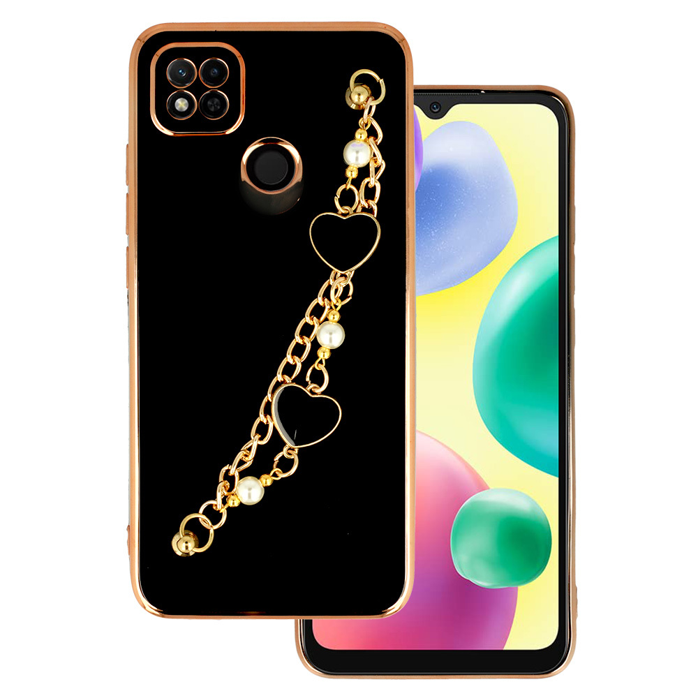 Trend viedtālruņa apvalks Xiaomi Redmi 10A dizains 3 melns