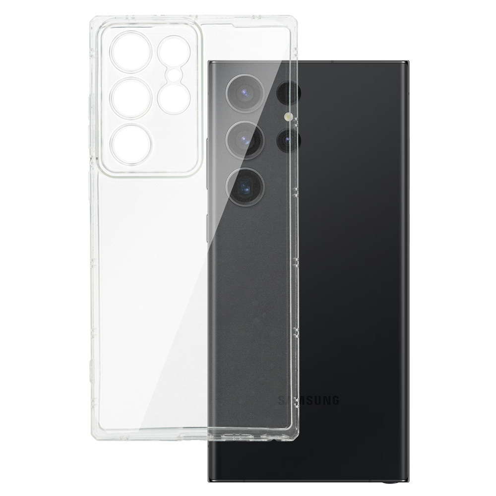 Armor Antishock viedtālruņa apvalks Samsung Galaxy S23 Ultra caurspīdīgs