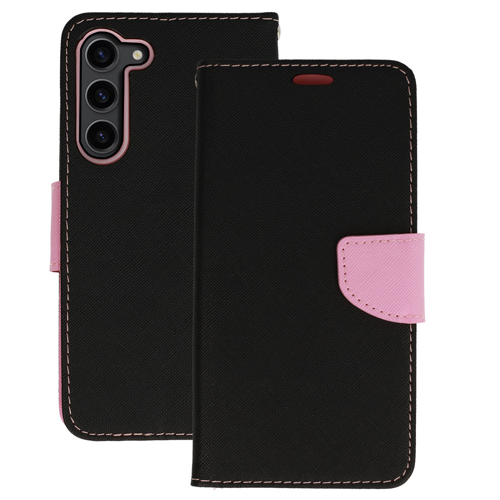 Fancy viedtālruņa apvalks Samsung Galaxy S23 Plus melna-rozā