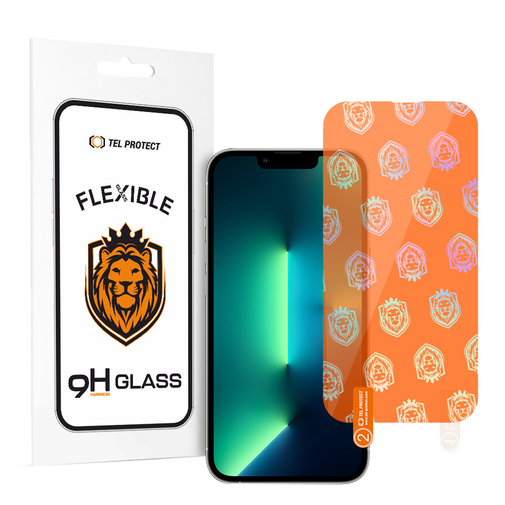 Tel Protect labākais elastīgais hibrīda rūdītais stikls IPHONE 13/13 PRO/14/16E