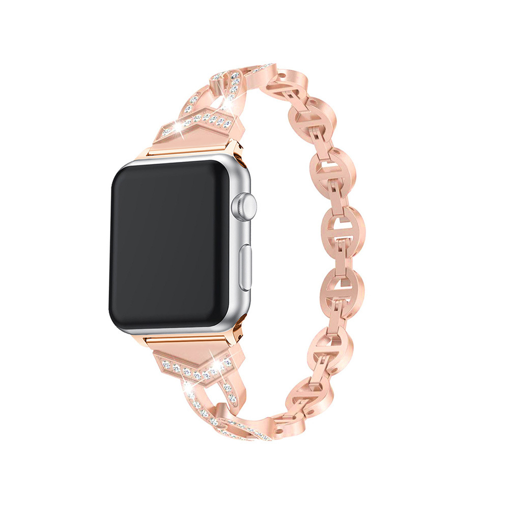 Apple Watch siksnas cilpa (f) 42/44/45 dizains 3 - rozā