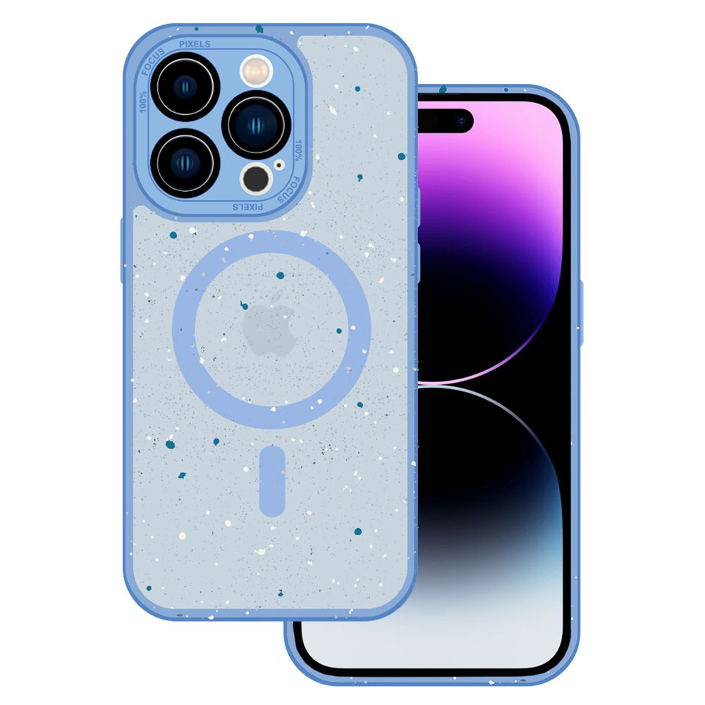 Tel Protect magnētiskais Splash Frosted viedtālruņa apvalks Iphone 11 Pro gaiši zils