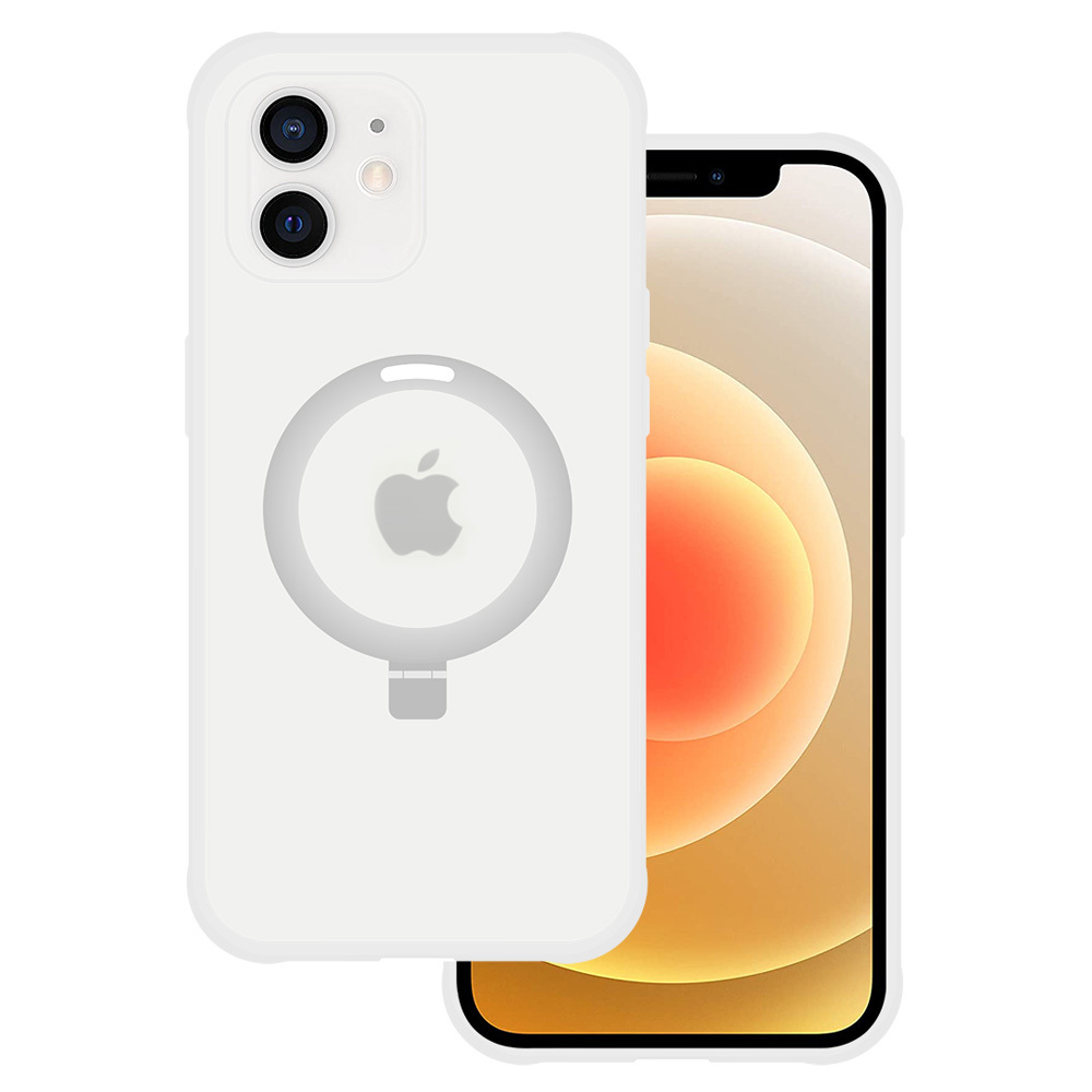 Tel Protect Burvīgais MagSafe ar statīvu apvalks viedtālrunim Iphone 11 sudrabains