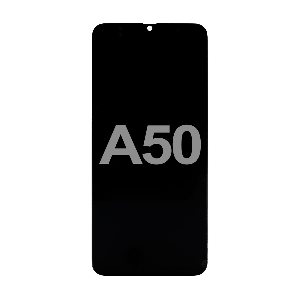 LCD displejs Samsung Galaxy A50 melns Augstākās kvalitātes