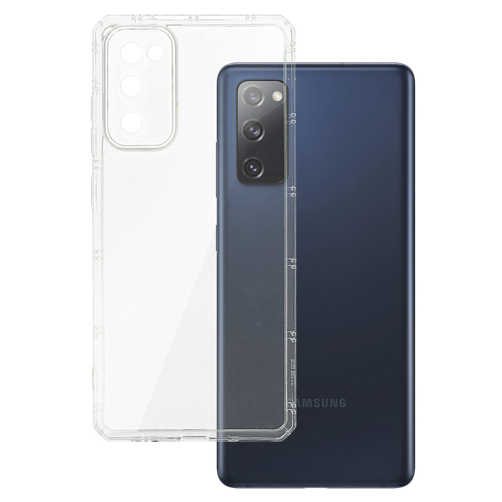 Bruņu antishock viedtālruņa apvalks Samsung Galaxy S20 FE caurspīdīgs