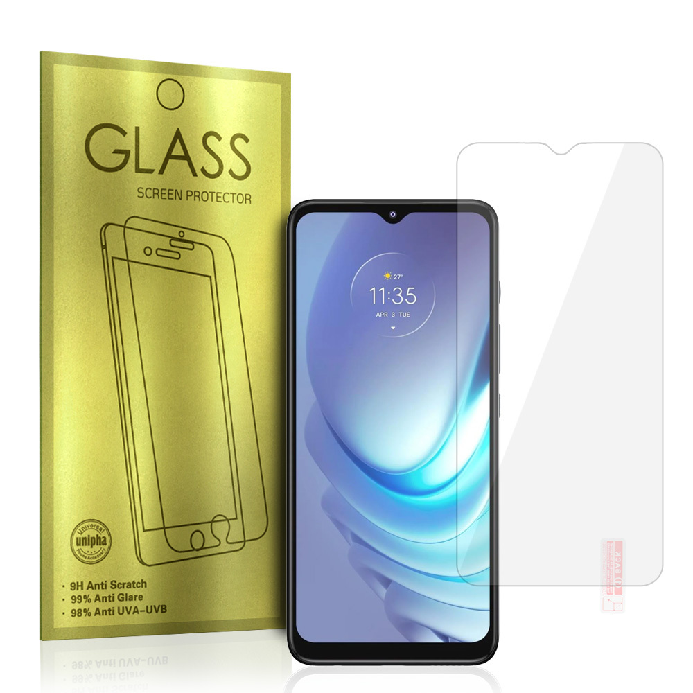 Grūdētais stikls (m) zeltains paredzēts MOTOROLA MOTO E13 4G/OPPO A18/A38/A58 5G/SAMSUNG A13 4G/A13 5G/REALME C21Y (bez pirkstu nospiedumu atslēgšanas)