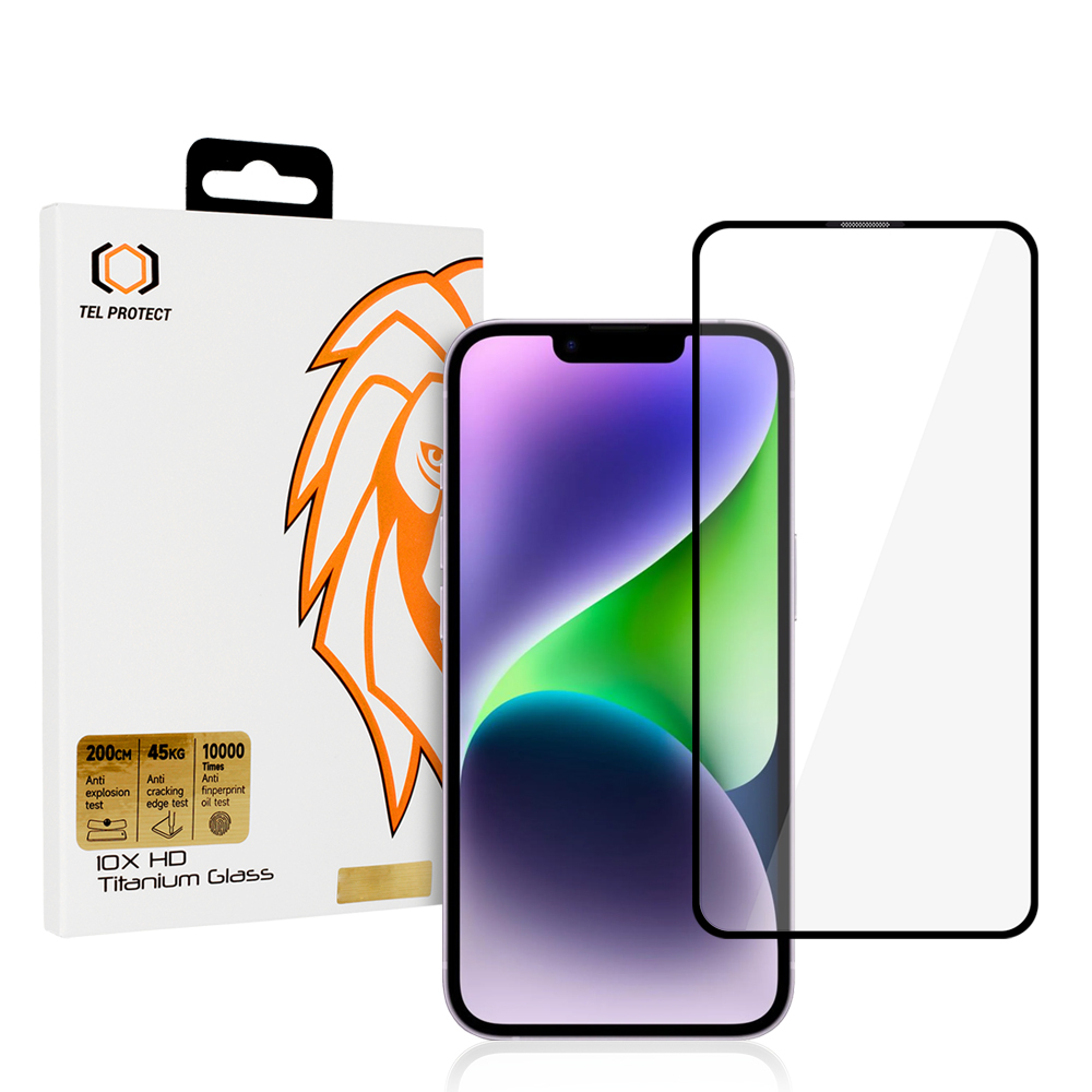 Aizsargstikls Tel Protect 10X HD Titanium paredzēts Iphone 14 Plus