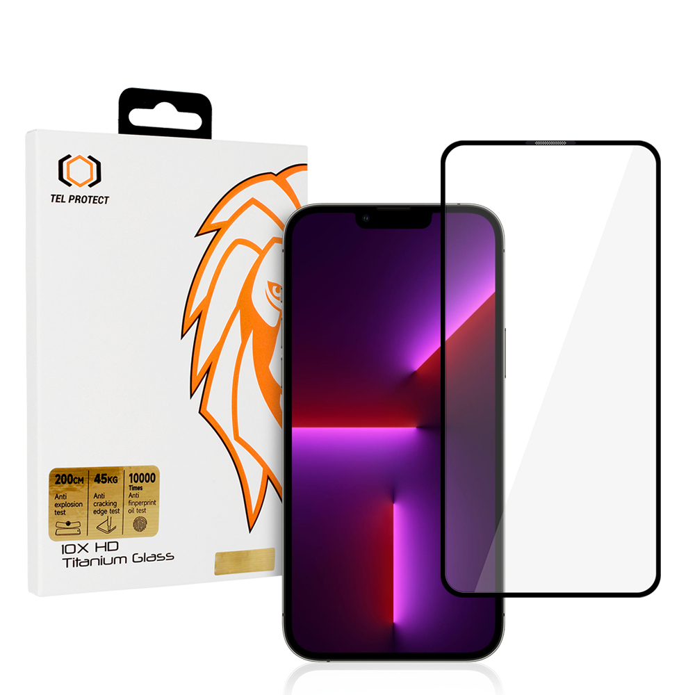 Aizsargstikls Tel Protect 10X HD Titanium paredzēts Iphone 13 Pro Max