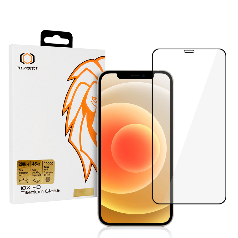 Aizsargstikls Tel Protect 10X HD Titanium paredzēts Iphone 12/12 Pro