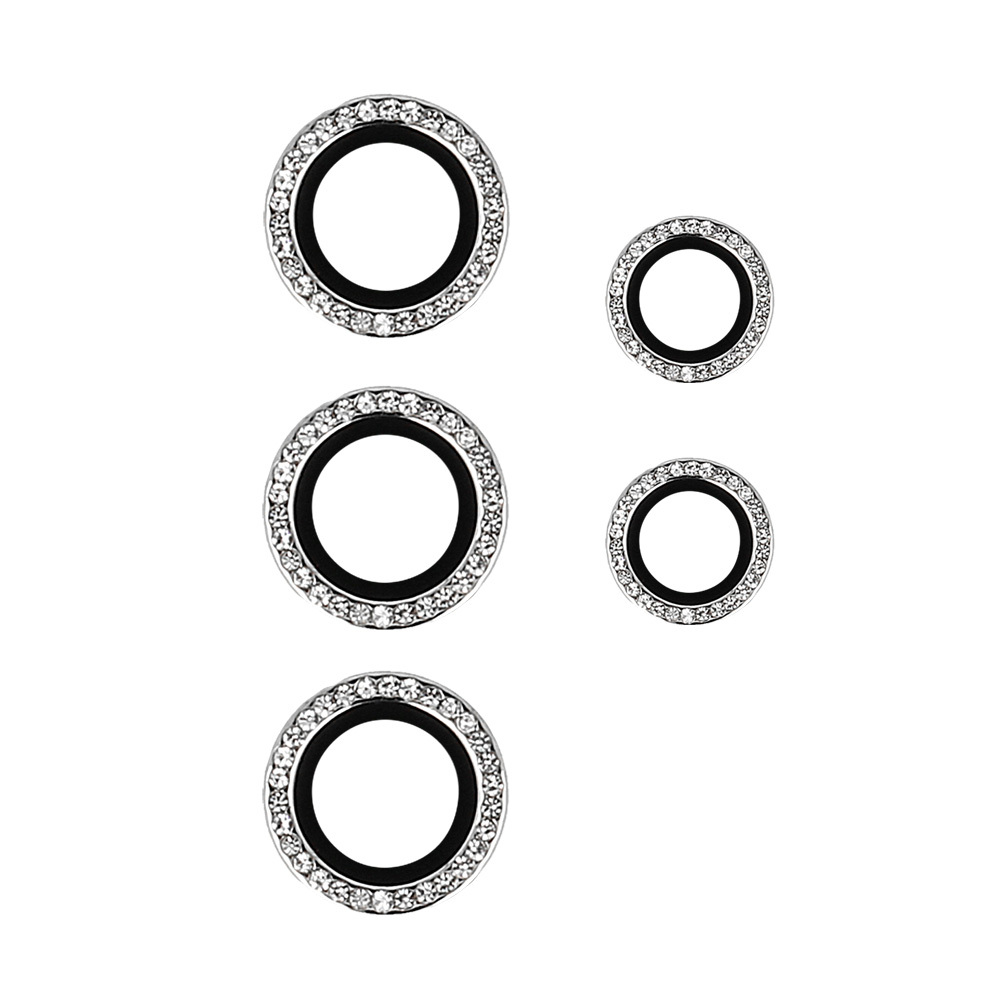 Rūdītais stikls HARD DIAMOND kamerai (LENS) Samsung Galaxy S24 Ultra sudraba (5 gab. lēcas)