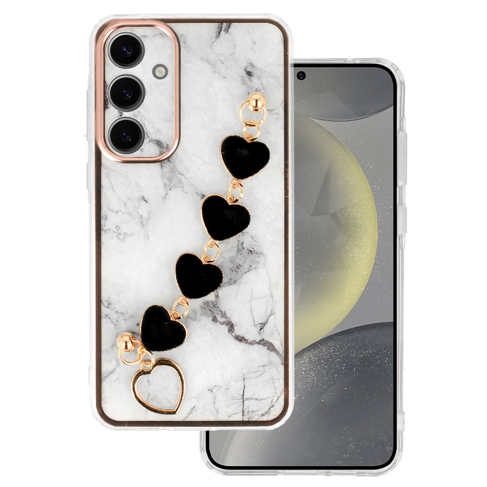 Viedtālruņa apvalks Trend Case Samsung Galaxy S24 dizaina 6 balts