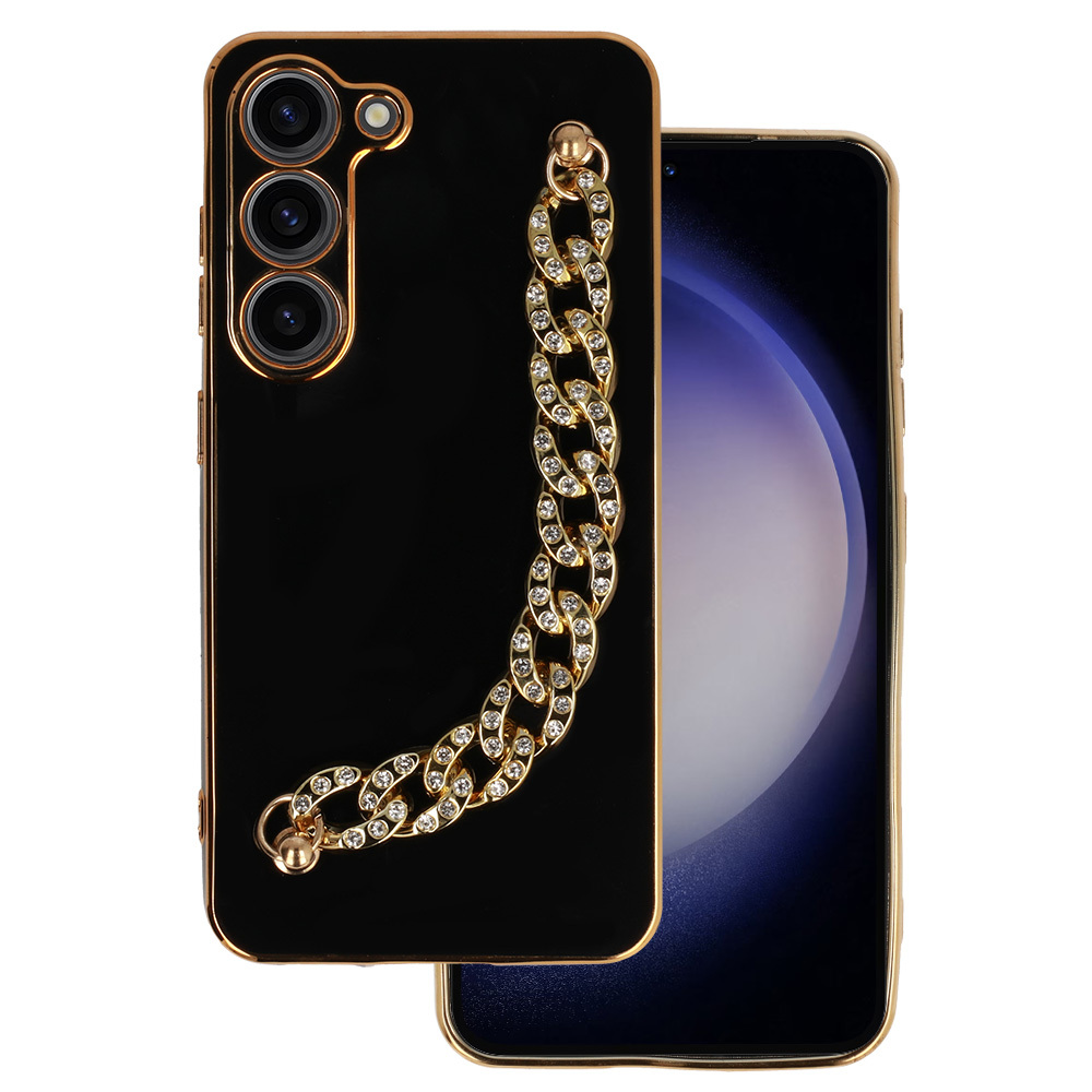 Viedtālruņa apvalks Samsung Galaxy S23 dizains 4 melns