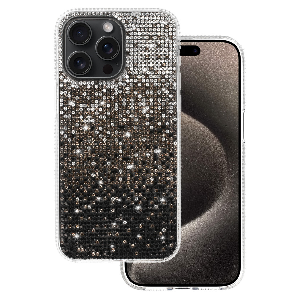 Tel Protect Diamond viedtālruņa apvalks Iphone 16 Pro Max melns