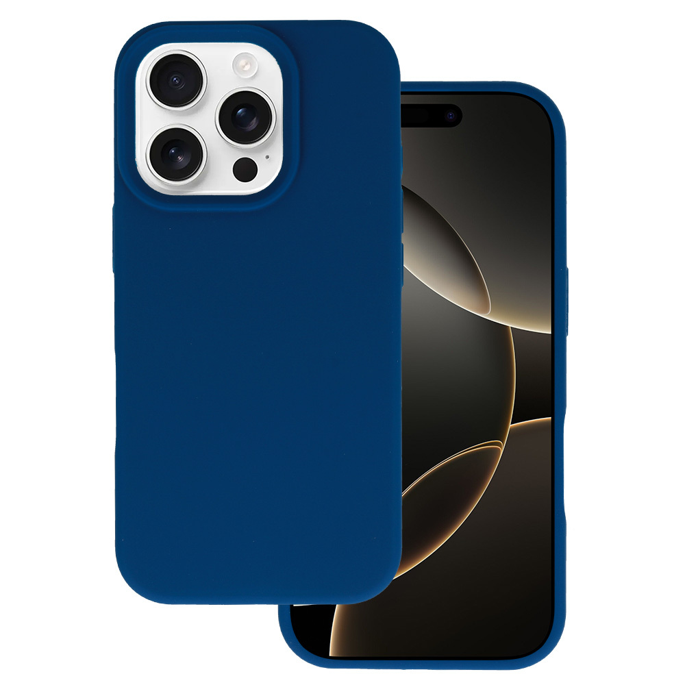 Tel Protect silikona viedtālruņa apvalks Iphone 16 Pro Max tumši zils
