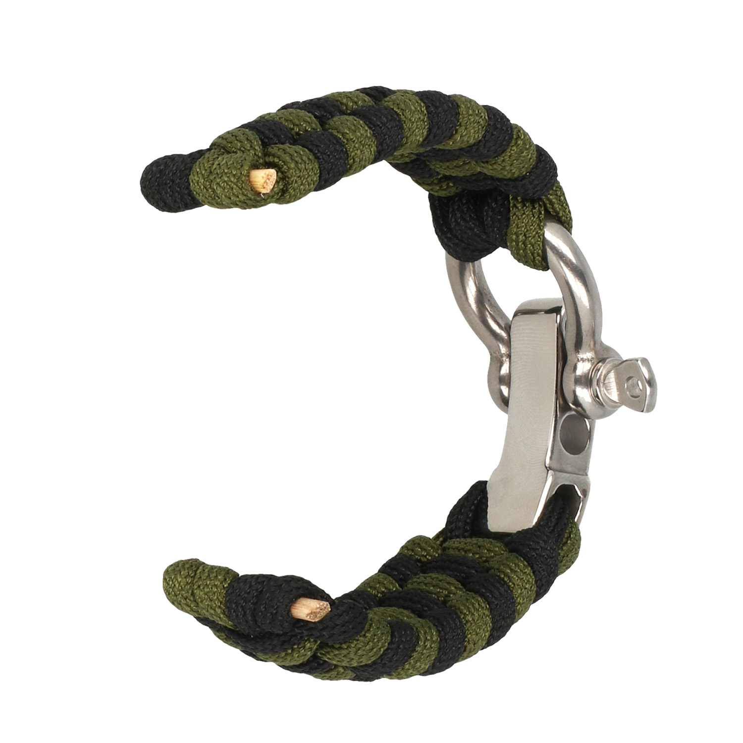 Universāla neilona cilpa 22mm dizains 1 zaļa-melna