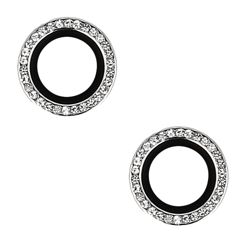 Aizsargstikls CIETĀS DIAMOND kamerai (OBJEKTĪVS) Iphone 16/16 Plus sudraba (2 objektīvi)