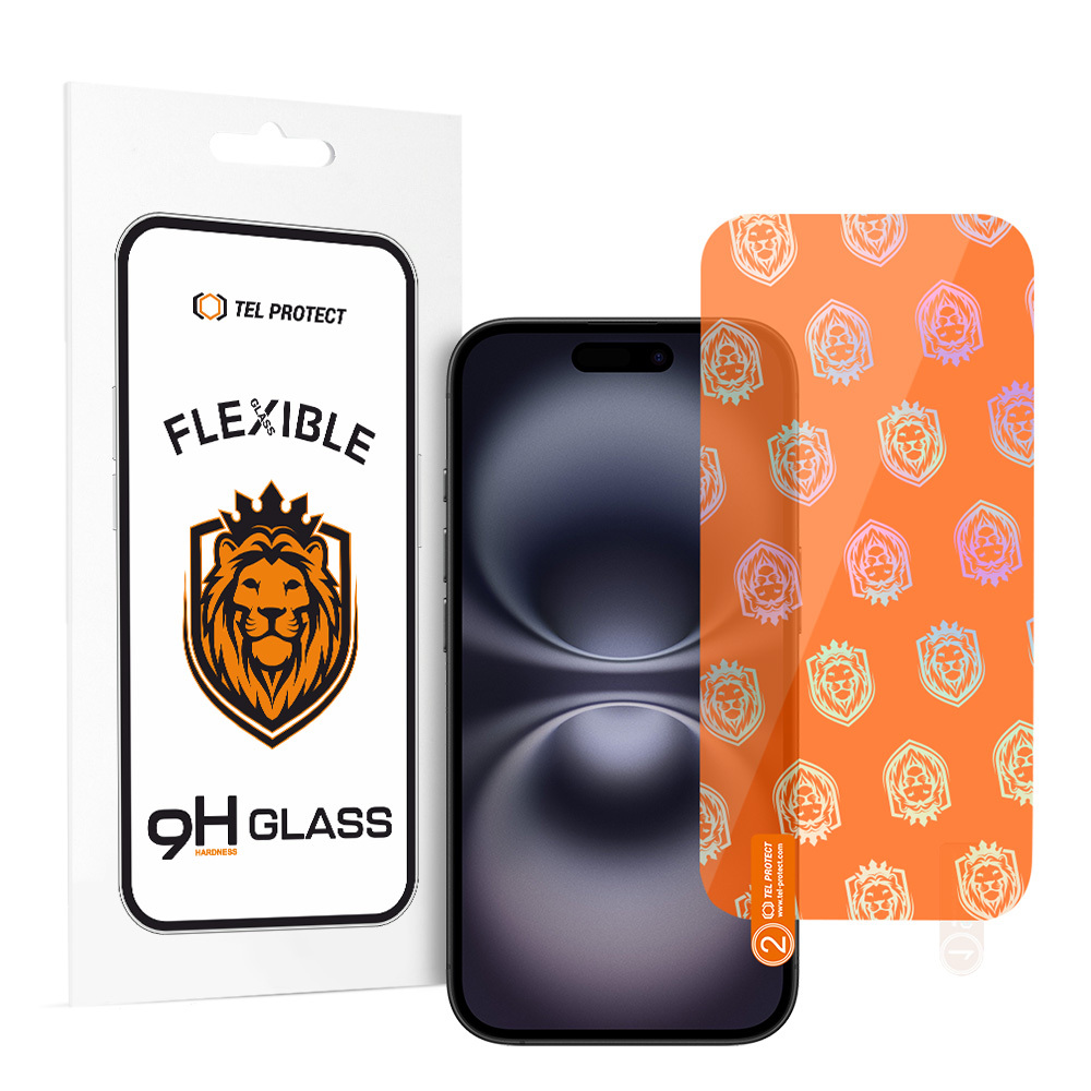Tel Protect Best Flexible Hybrid rūdīts stikls Iphone 16