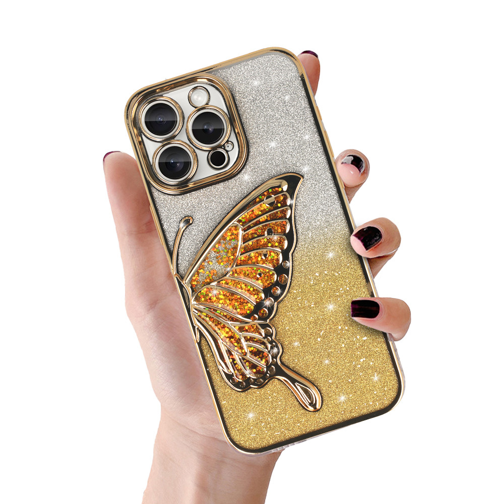 Tel Protect Butterfly ūdens viedtālruņa apvalks Iphone 12 Pro zelta