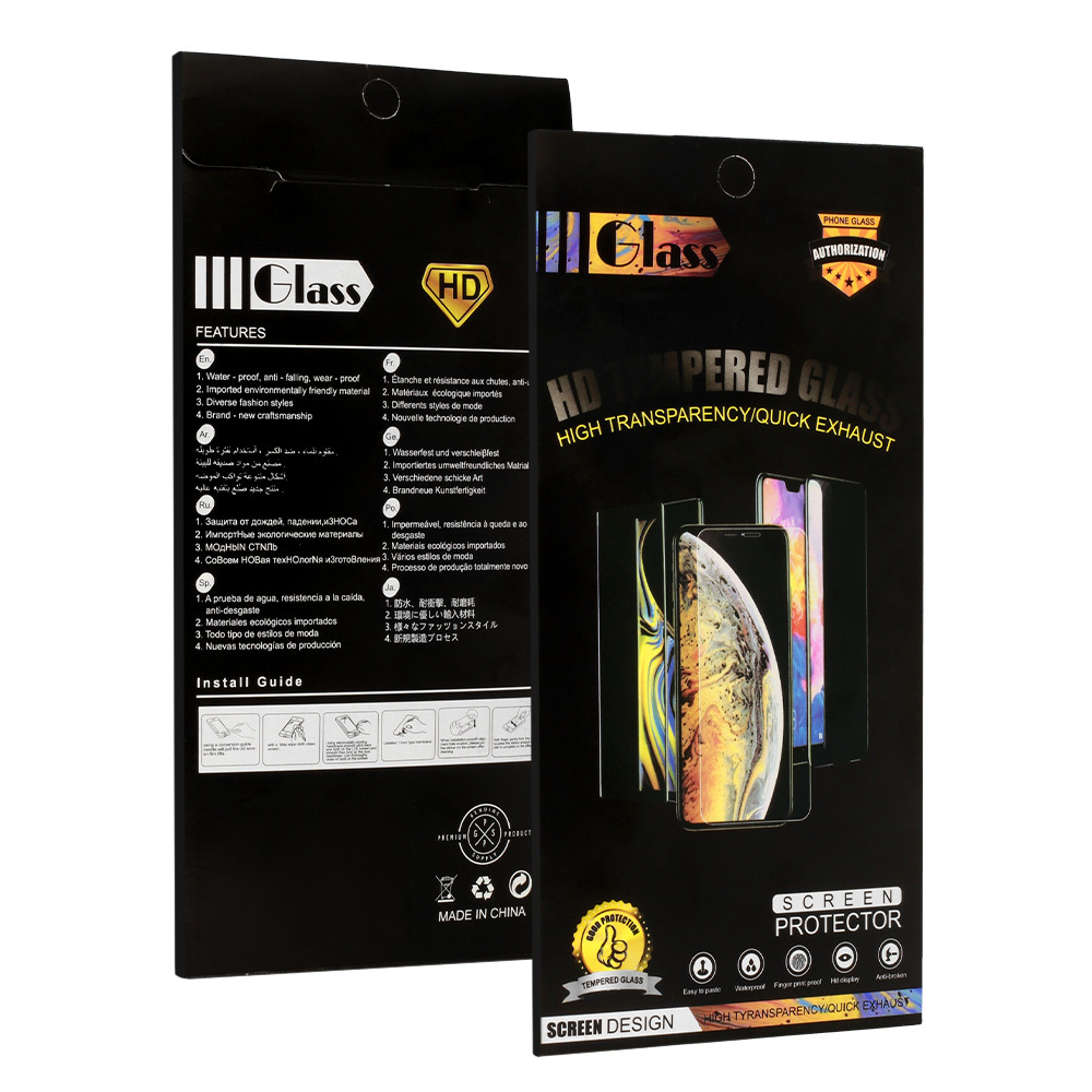 Aizsargstikls ciets 2.5D XIAOMI MI POCO F6