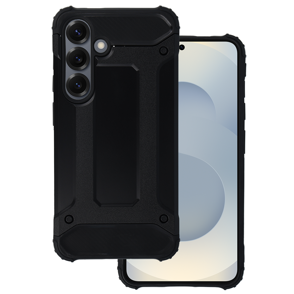 Armor oglekļa apvalks Samsung Galaxy S25 – melns