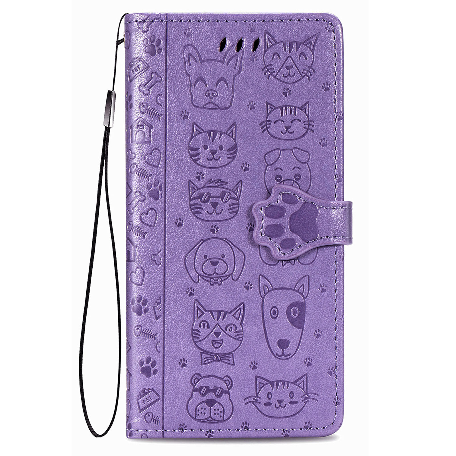Futrālis Cat-Dog Xiaomi Redmi 9C/9C NFC violets