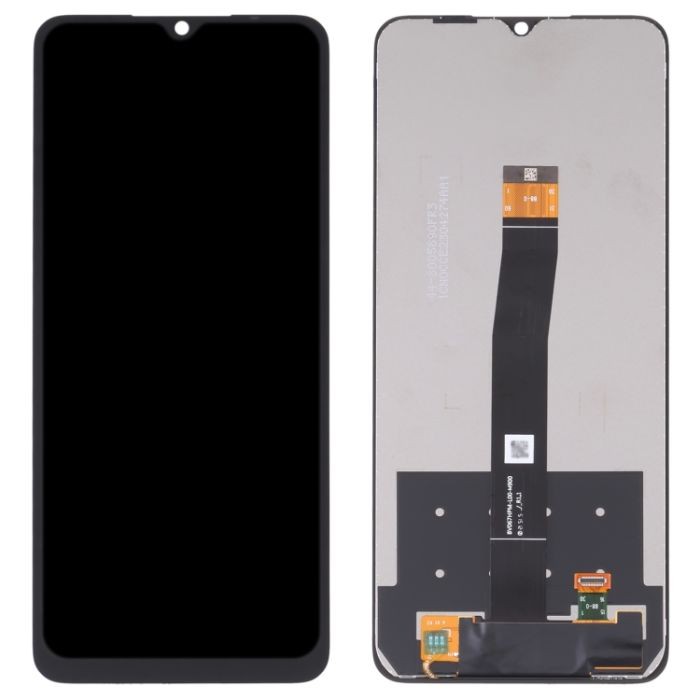 LCD ekrāns Xiaomi Redmi 10C/Poco C40 ar skārienekrānu melns ORG