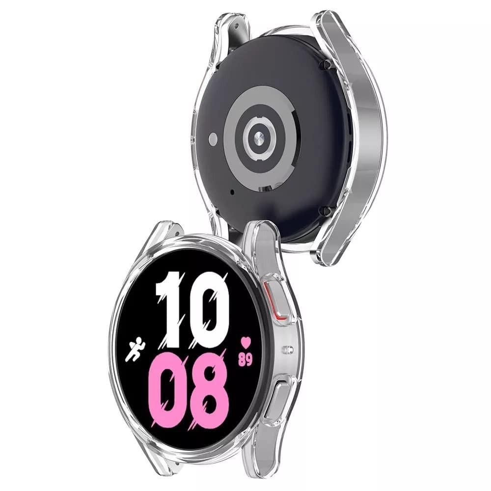 Rūdīta stikla korpuss 360 grādu pārklājums Samsung Watch 5 44mm caurspīdīgs