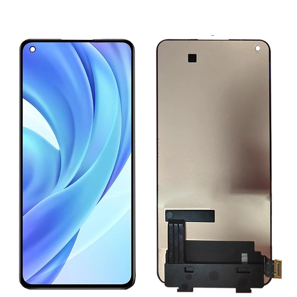 LCD ekrānsXiaomi Mi 11 Lite 4G/5G/11 Lite 5G NE ar skārienekrānu melns ORG