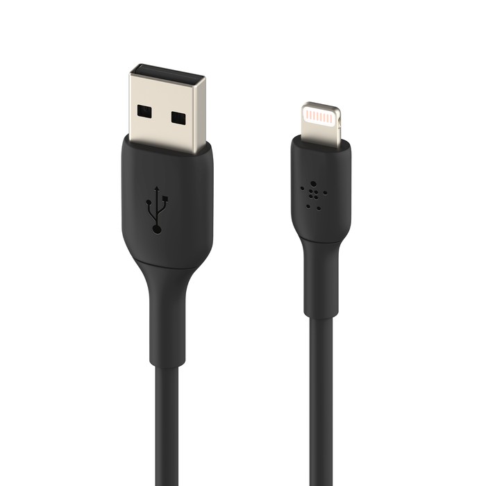 USB kabelis Belkin Boost Charge no USB-A uz Lightning 2,0 m melns