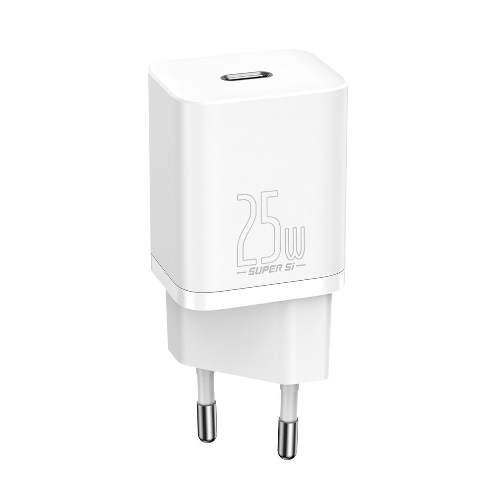 Sienas lādētājs Baseus Super Si Quick Charger 1C 25W (balts)