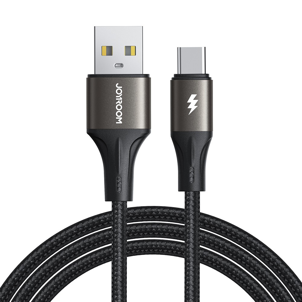 USB kabelis Joyroom SA25-AC3 USB uz USB-C 3A 1,2 m melns